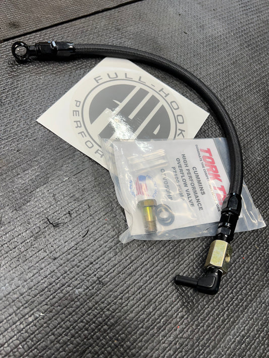 FHP 94-98 12valve Ppump -6AN return line kit