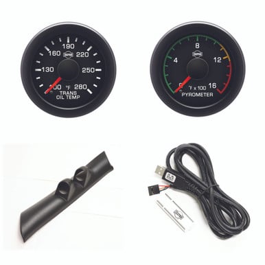Isspro EV2 Pillar Kit With Pyrometer and Transmission Temp 98-02 Dodge/Ram 5.9L Cummins