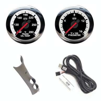 Isspro EV2 Pillar Kit With Pyrometer and Transmission Temp Gauges 10-24 Ram 6.7L Cummins