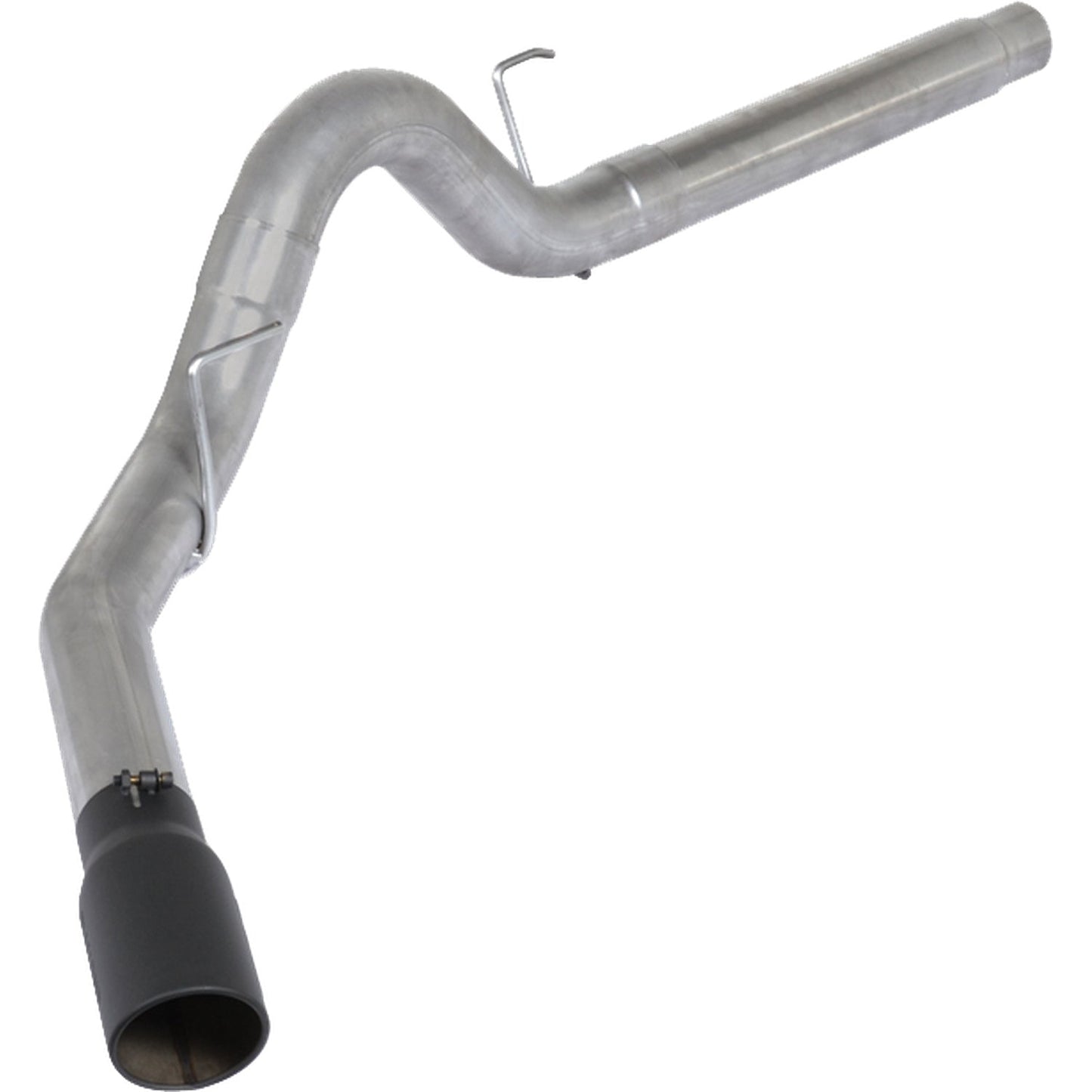 Diamond Eye 4" DPF Back Exhaust With Black Tip 18-19 3.0L Ford Powerstroke