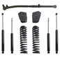 MaxTrac 2.5" Coil Spring | 4-Link | Shock Leveling Kit 17-22 Ford 6.7L Powerstroke F250/F350 4WD