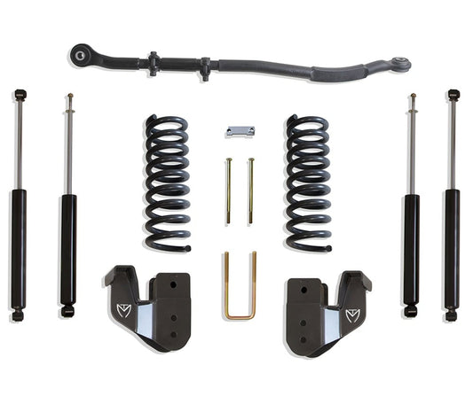 MaxTrac 2.5" Coil Spring | 4-Link | Shock Leveling Kit 14-24 Ram 6.7L Cummins 2500/3500 4WD