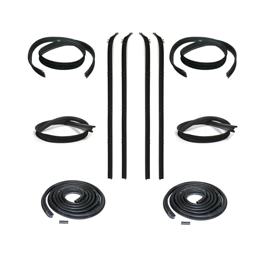 Fairchild Door, Belt, and Window Channel Weatherstrip Seal Kit | 10 Pieces | 81-93 Dodge 250/350
