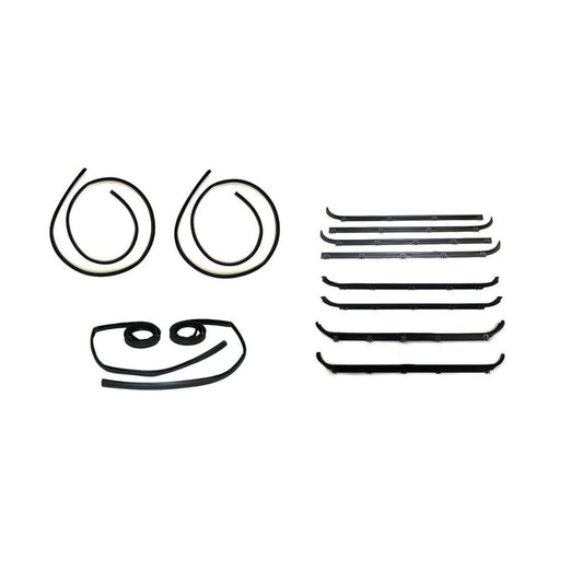 Fairchild Window Channel and Belt Weatherstrip Seal Kit | Crew Cab | 87-97 Ford F-250/F-350