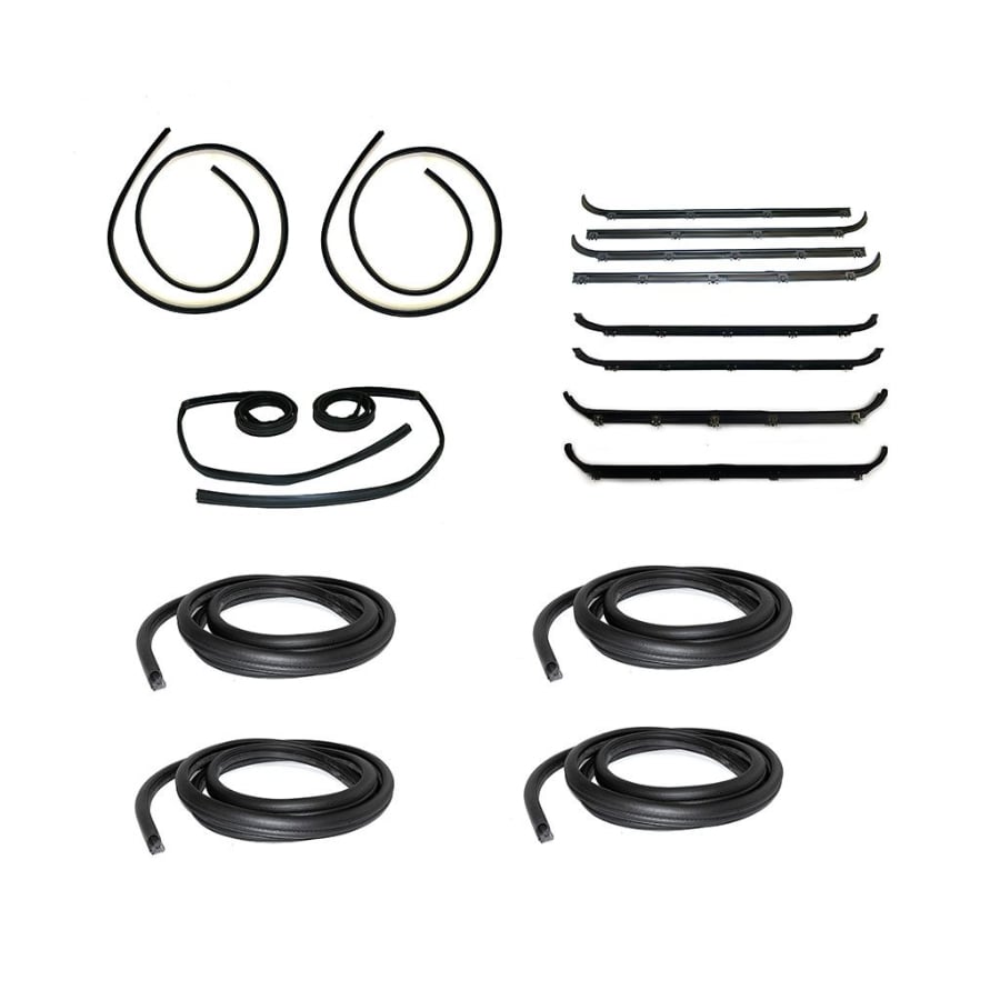 Fairchild Window Channel, Door, & Belt Weatherstrip Seal Kit | Crew Cab | 87-97 Ford F-250/F-350
