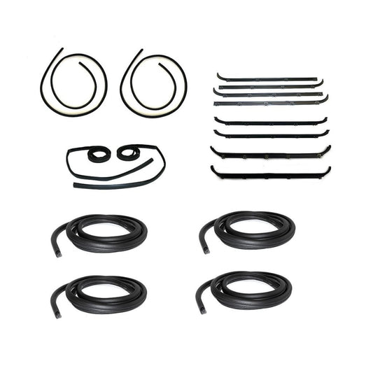 Fairchild Window Channel, Door, & Belt Weatherstrip Seal Kit | Crew Cab | 87-97 Ford F-250/F-350