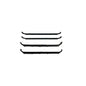 Fairchild Rear Belt Weatherstrip Kit | Inner & Outer | Crew Cab | 87-97 Ford F-250/F-350