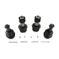 Apex Chassis Extreme Duty Upper & Lower Ball Joint Combo Set Ram 14-25 2500 / 13-25 3500