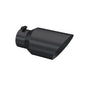 MBRP T5072BLK 4" Inlet x 6" Outlet x 12" Length Rolled Angle Cut Black Exhaust Tip