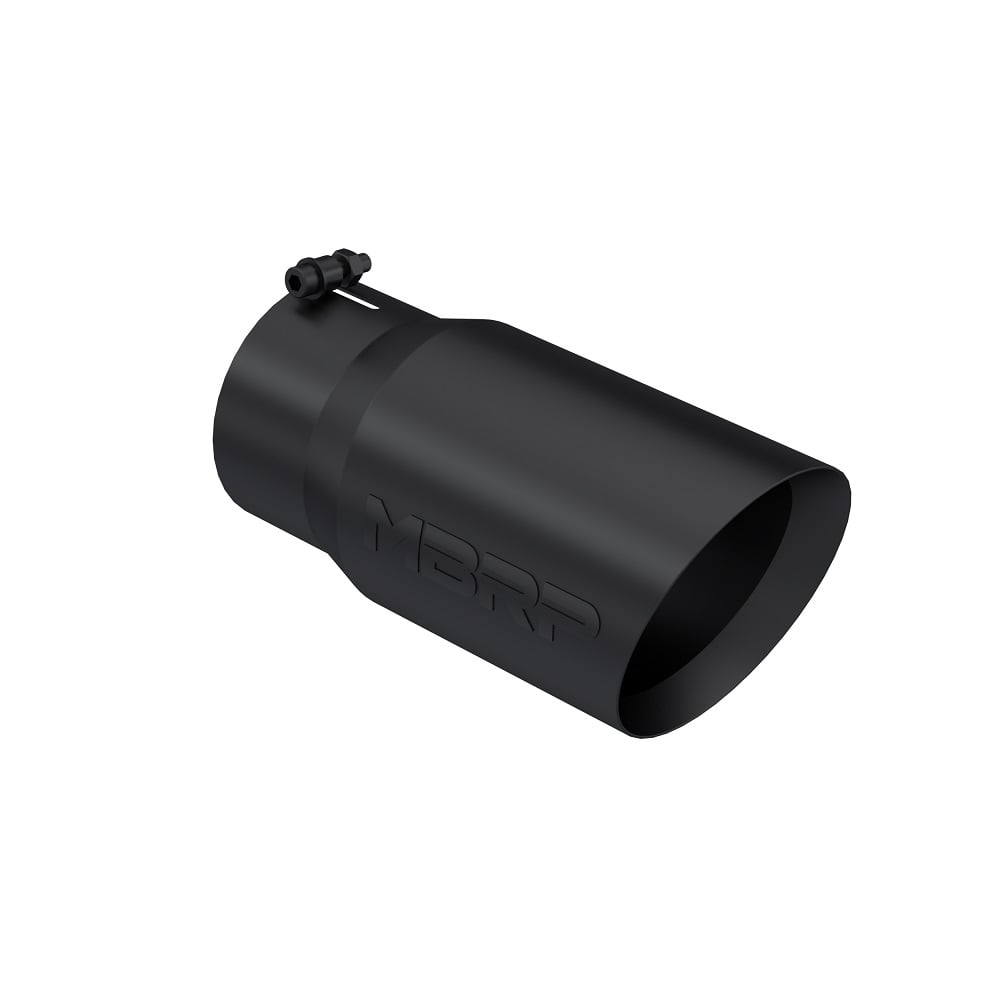 MBRP 5" Inlet / 6" Outlet Dual Wall Angle Cut Black Exhaust Tip T5074BLK