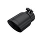MBRP T5122BLK 3" Inlet x 4" Outlet x 8" Dual Wall Angle Cut Black Exhaust Tip