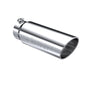 MBRP T5125 5" Inlet x 6" Outlet x 18" Length Rolled Angle Cut Polished Stainless Exhaust Tip