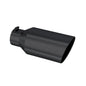 MBRP T5129BLK 5" Inlet x 8" Outlet x 18" Length Rolled Angle Cut Black Exhaust Tip