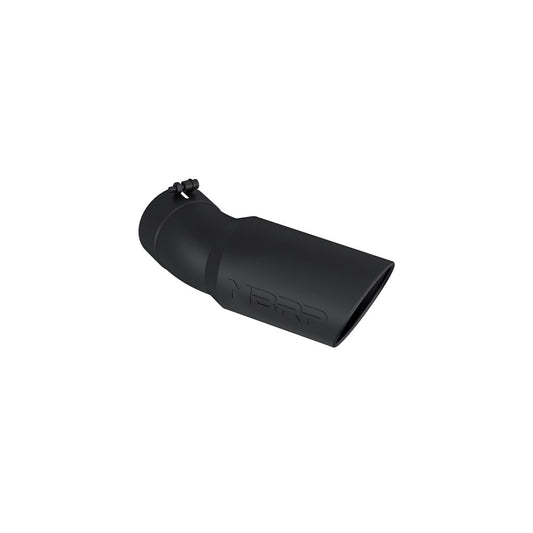 MBRP 5" Inlet / 6" Outlet Angle Cut Rolled Edge Black Exhaust Tip
