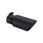 MBRP 3" Inlet | 4" Outlet Dual Wall Angle Cut Black Exhaust Tip T5156BLK