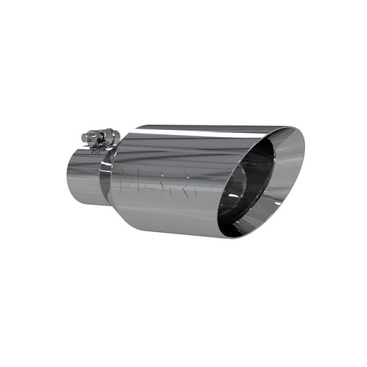 MBRP T5161 4.5" Outlet 2.5" Inlet Polished Angle Cut Dual Wall Exhaust Tip