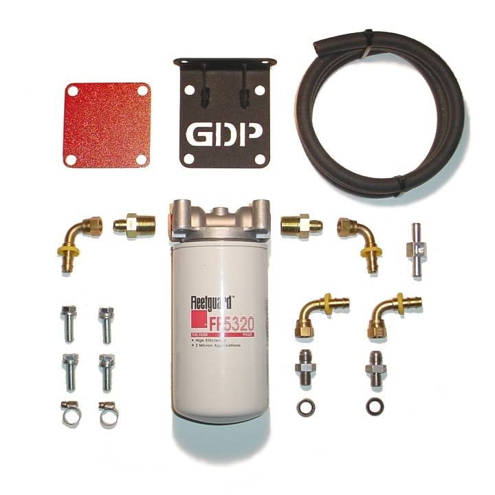 GDP MK-2 Micro-Kleen System + Big Line Combo 03-07 Dodge 5.9L Cummins without engine mounted APPS