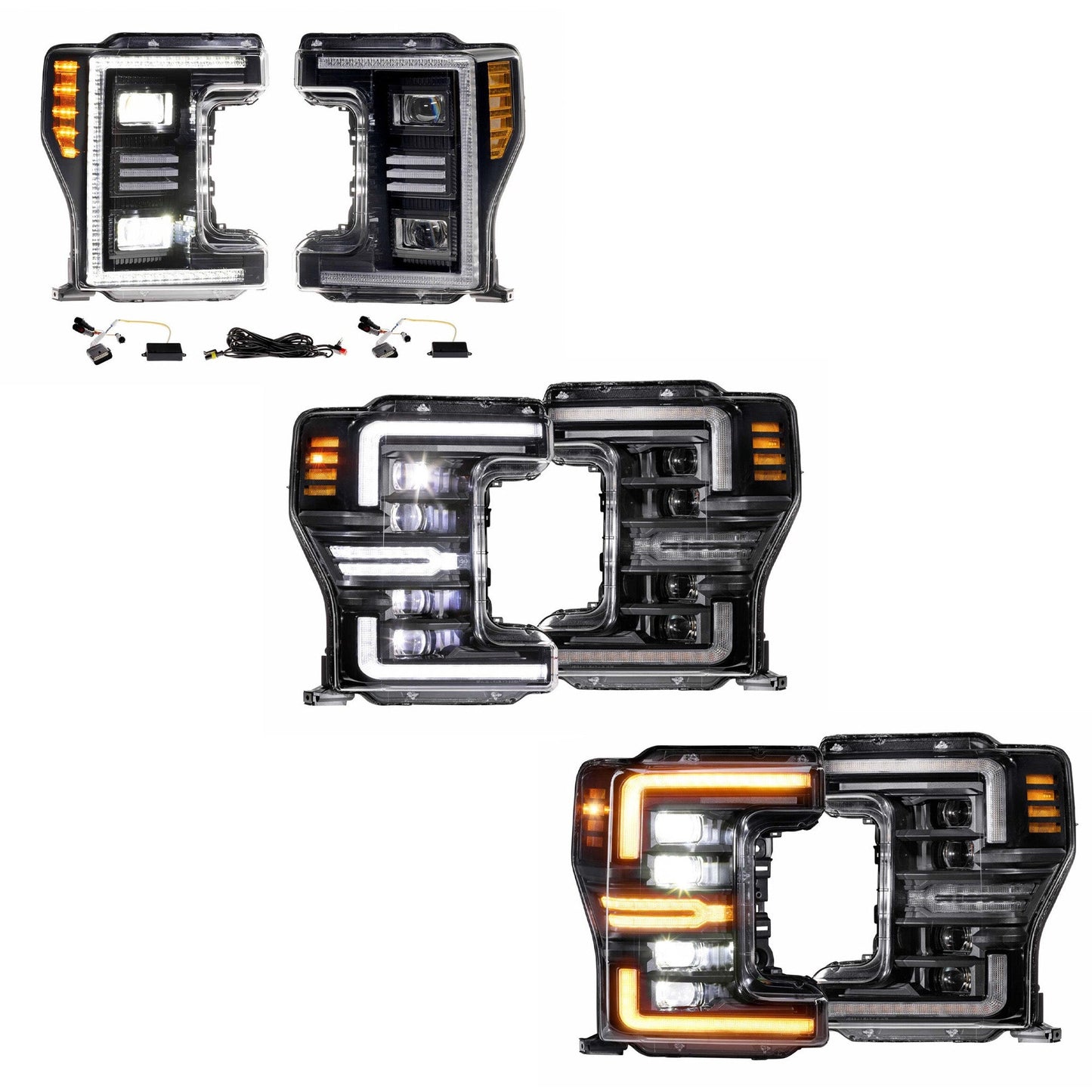Morimoto XB LED Headlights 17-19 Ford 6.7L Powerstroke