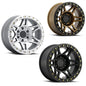 Method Race Wheels 106 | 17" Beadlock Wheel | Matte Black Machined Bronze