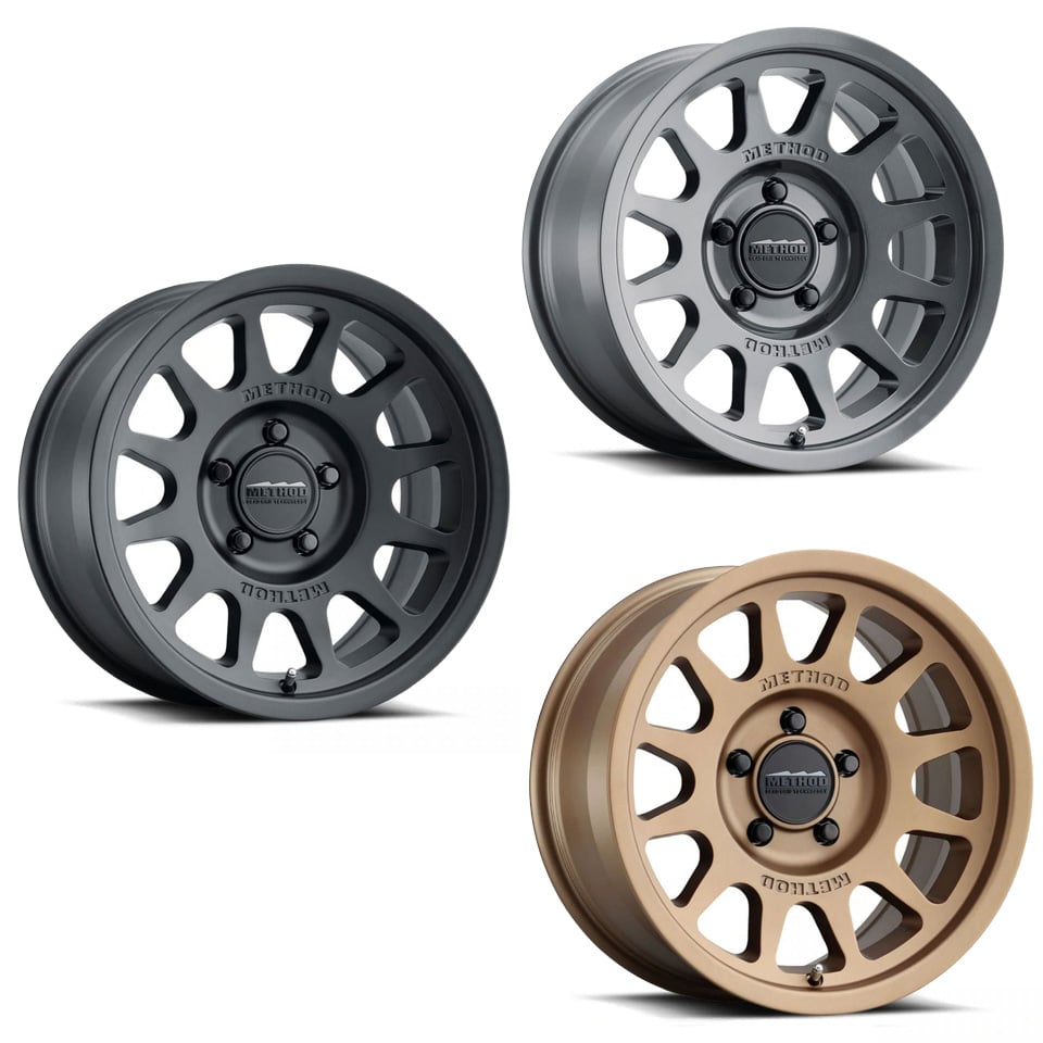 Method Race Wheels 703 |  17" Bead Grip Wheel | Titanium Bronze Matte Black