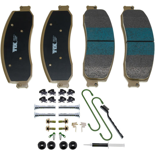 Mevotech TTX Premium Met Brake Pads 08-12 Ford SuperDuty F-250 | 08-11 F-350