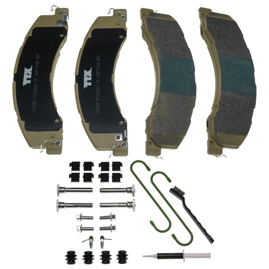 Mevotech TTX Premium Met Front/Rear Brake Pads 08-24 Dodge Ram 4500/5500
