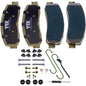Mevotech TTX SuperMet Front/Rear Brake Pads 08-12 Ford SuperDuty F-250 | 08-11 F-350