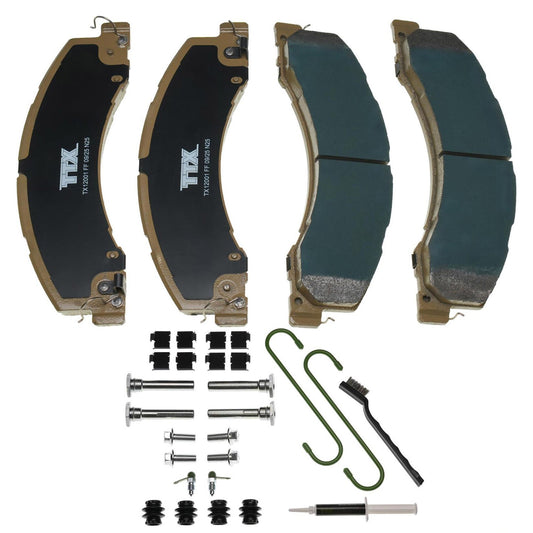 Mevotech TTX SuperMet Front/Rear Brake Pads 19-24 Dodge Ram 4500/5500