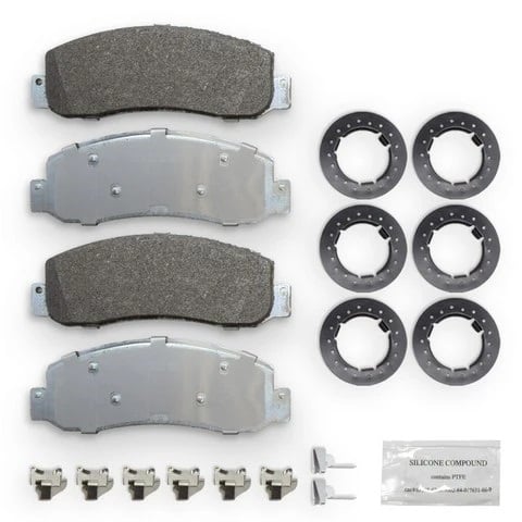 NRS Galvanized Disc Brake Pad Set Front and Rear 11-12 Ford F-250/F-350/F-450