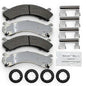 NRS Galvanized Disc Brake Pad Set Rear 01-10 GM 3500