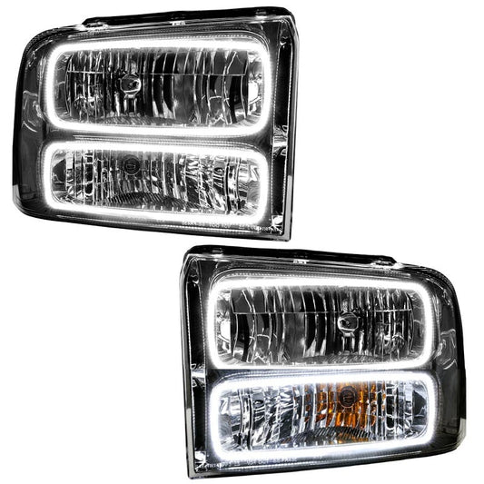 Oracle Lighting LED Pre-Assembled Halo Headlights 05-07 Ford 6.0L Powerstroke