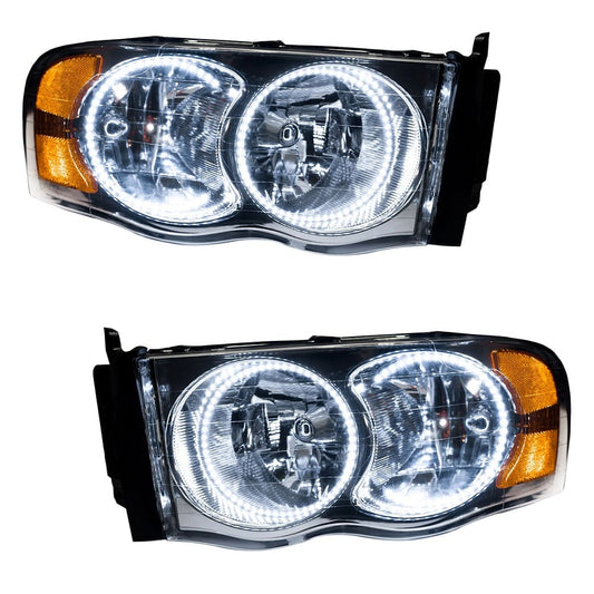 Oracle Lighting LED Pre-Assembled Halo Headlights 03-05 Ram 5.9L Cummins