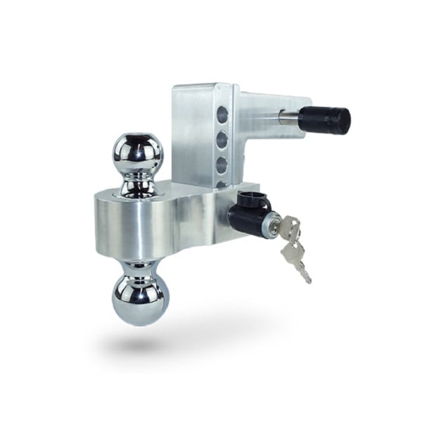 Pacbrake Aluminum Adjustable Locking Dual Ball Mount With Locking Pins