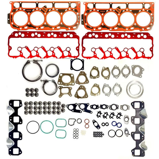 Power Stroke Products MLS Cylinder Head Gaskets & Gasket Set With Fuel Lines 17-25 GM 6.6L Duramax L