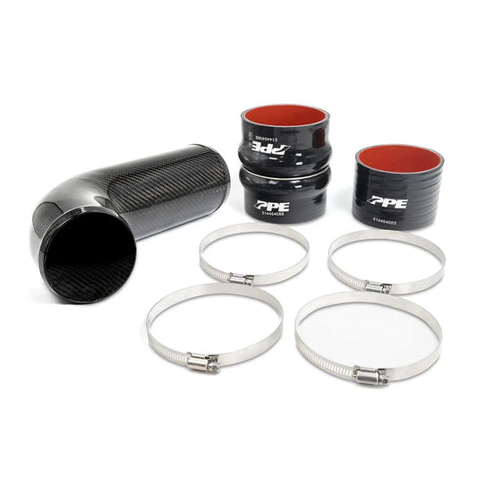 PPE Performance Zilla Carbon Fiber Turbo Inlet Tube 17-19 GM 6.6L Duramax L5P