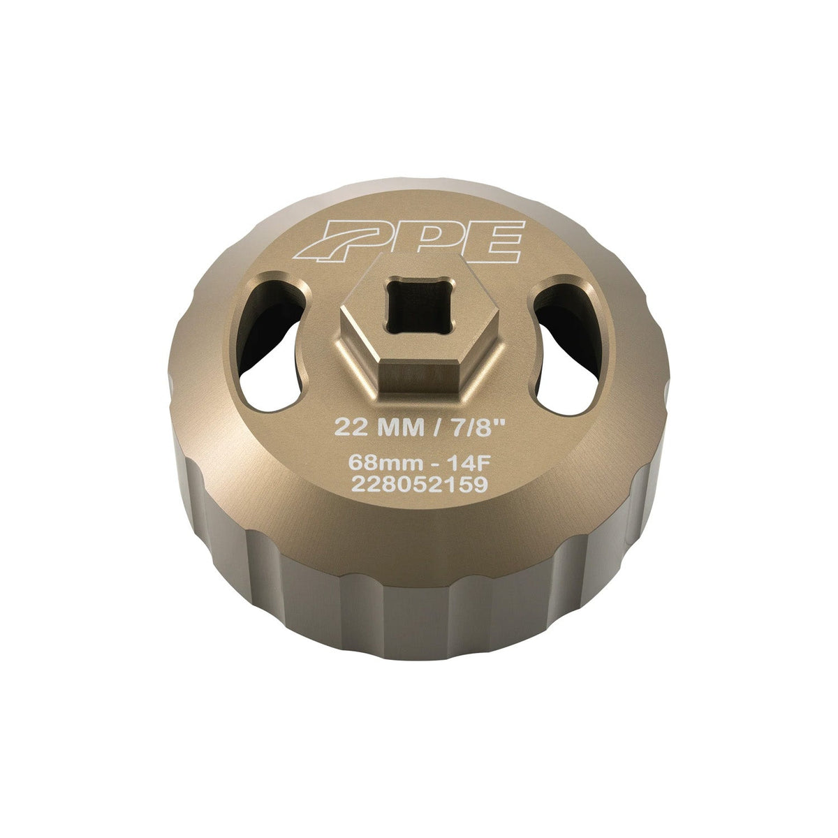 PPE Billet Aluminum Oil Filter Socket 68MM - 14F