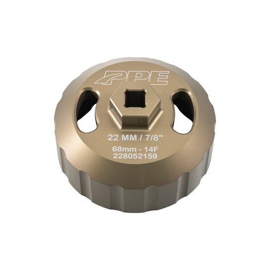 PPE Billet Aluminum Oil Filter Socket 68MM - 14F