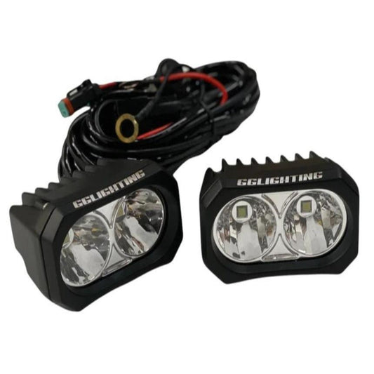 GG Lighting GP20 Pod Bundle With Wiring Harness