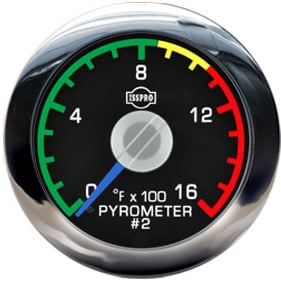 Isspro EV2 Electronic Pyrometer Gauge #2 And Thermocouple R34000-Style