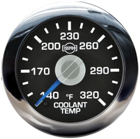 Isspro EV2 Electronic Coolant Temperature Gauge And Sensor 140-320°F R34000-Style