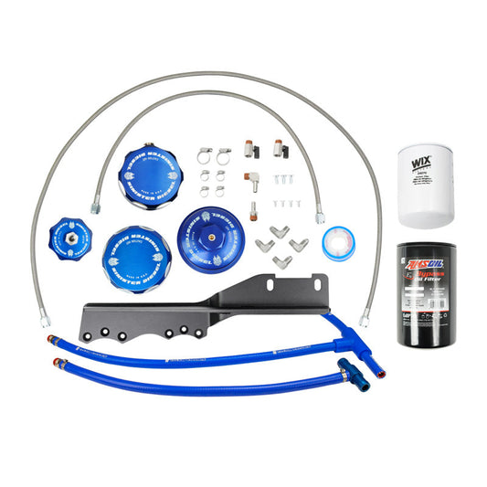 Sinister Diesel Premium Oil Filter & Coolant Filtration System 03-07 Ford 6.0L Powerstroke