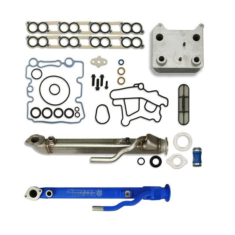 Sinister Diesel Basic Solution™ With Square EGR Cooler 03-07 Ford 6.0L Powerstroke