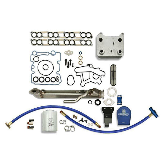Sinister Diesel Basic Solution™ With Square Cooler & Coolant Filter 03–07 Ford 6.0L Powerstroke
