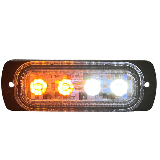 Race Sport Lighting Switching Ultra Slim 4-LED Flush Mount 19-Flash Strobe Light