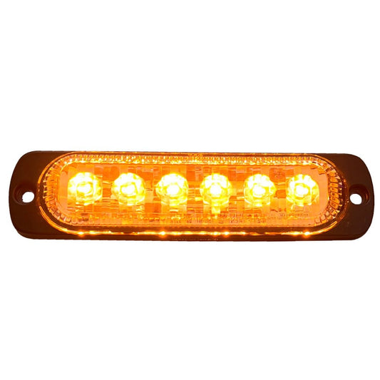 Race Sport Lighting Ultra Slim 6-LED Flush Mount 19-Flash Strobe Light