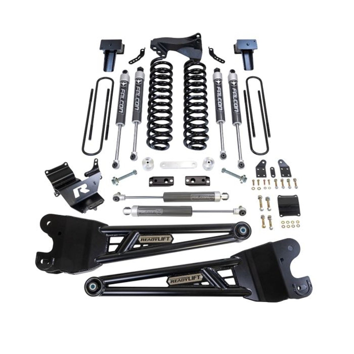 ReadyLift 4" Coil Spring Lift Kit With Falcon 2.1 Shocks And Radius Arms 23-26 Ford F-250/F-350 Superduty 4WD