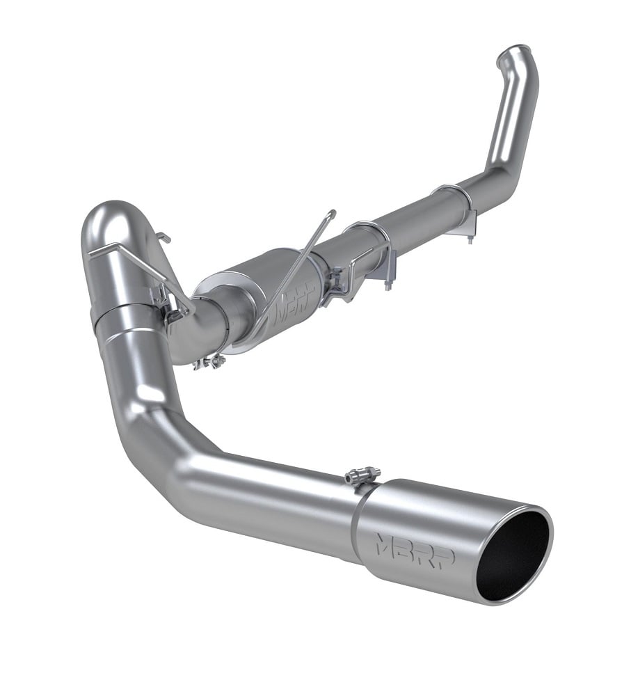 MBRP Armor Series Turbo Back 4" Single Outlet Exhaust System 03-04 Dodge 5.9L Cummins