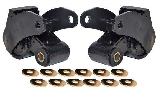 Sulastic Rear Leaf Spring Shackles 17-25 Ford F-250 / F-350 / F-450