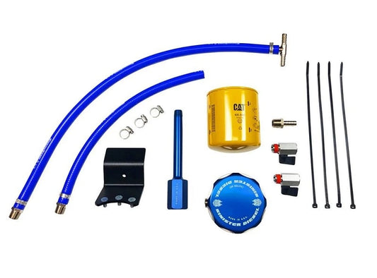 Sinister Diesel CAT Filter Coolant Filtration System (Engine Mounted) 17-19 6.7L Ford Powerstroke