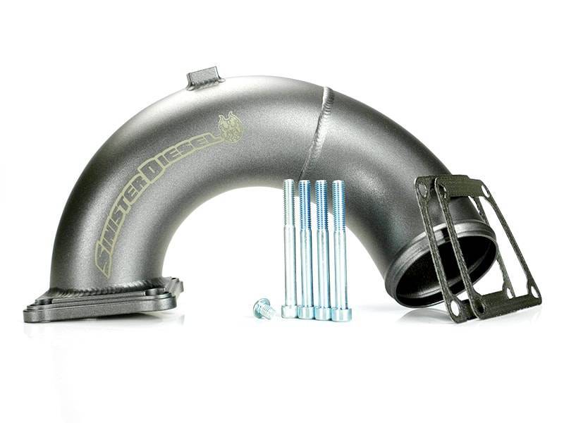 Sinister Diesel Gray Intake Elbow 03-07 Dodge 5.9L Cummins